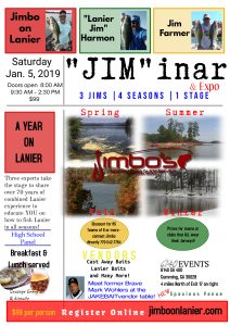 Jimbo On Lanier Bass Fishing Seminar Fall:Winter 2018