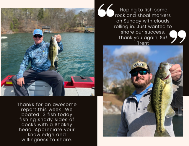 fishing report testimonial