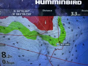 graph information in weekly fishing report