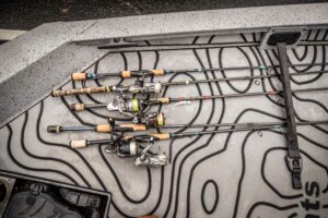 rods and reels in jimbos boat