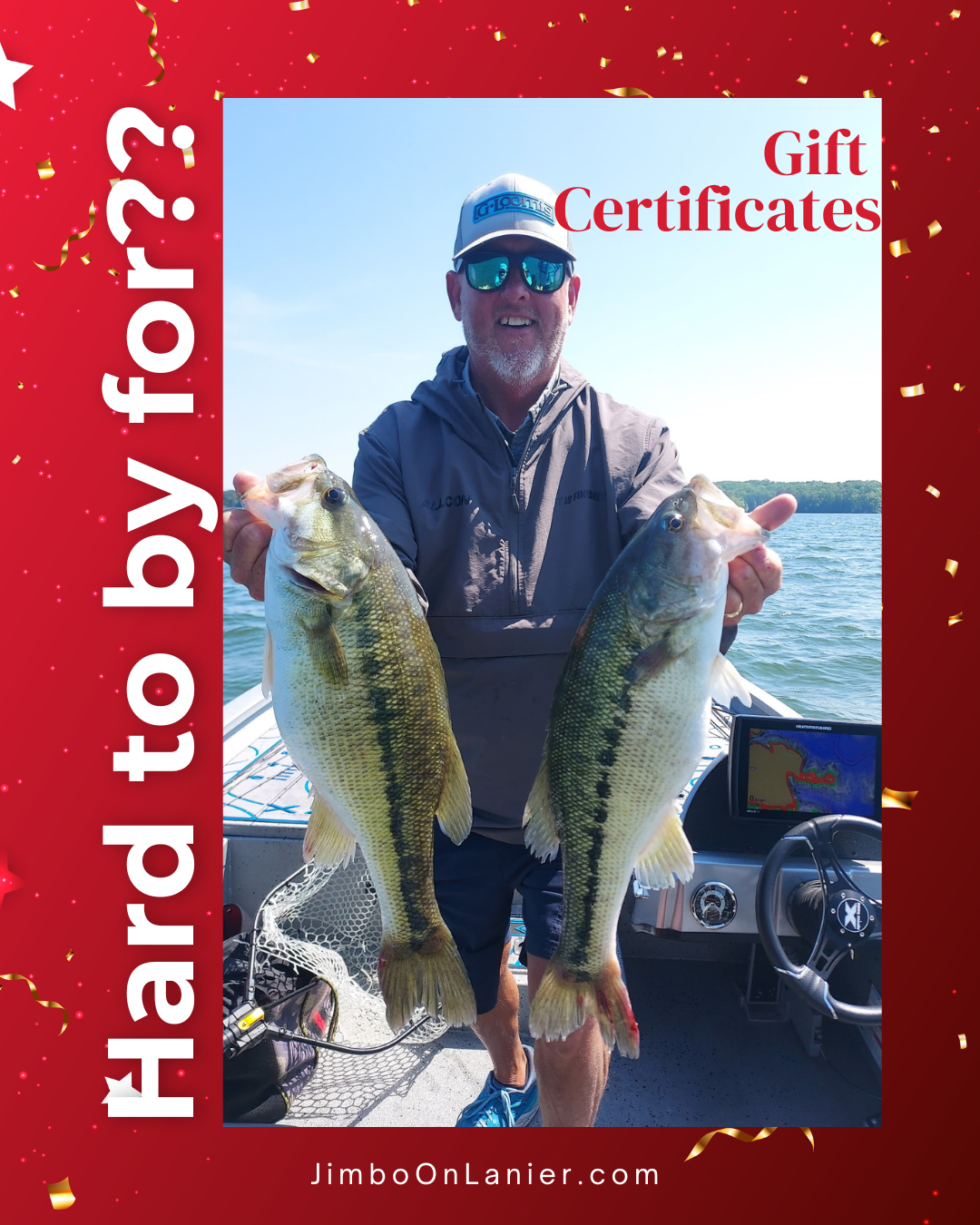 Hard to buy for Jimbo gift certificates